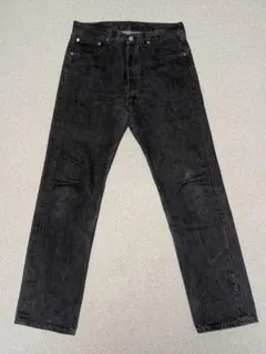 80s Levis 505 鬼ヒゲ アタリ良色 先染め ブラック W34 L30 - メルカリ