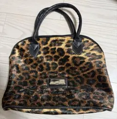 y2k グランジ平成ギャルショルダーバッグヒョウ柄デザインバック　革製品
