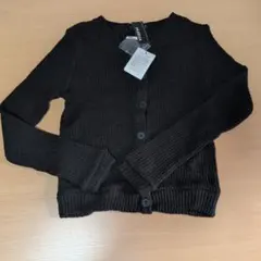 新品未使用　MURUA　カーディガン　長袖　Fサイズ ブラック