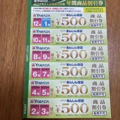 ヤマダ電機年間商品割引券3000円分