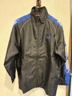 PUMA ウィンドーブレーカー 150 黒/青