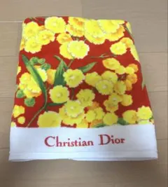 Christian Dior バスタオル　花柄