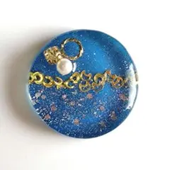 新作☆レジンヘアゴム ムーンライト♡ブルー - メルカリ