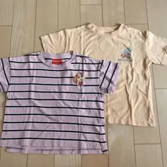 110 パウパトロール スカイ マーシャル ラブル オレンジ ピンク 半袖 女子