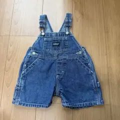 OshKosh B'gosh デニム オーバーオール ショートパンツのサムネイル
