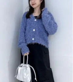 Ellie様専用 ローリーズファーム　ラメ　シャギー　カーディガン　秋服　羽織り