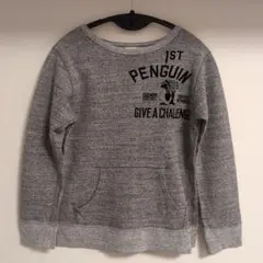 デニムダンガリー プレミアムジャージー スウェットトレーナー ペンギン