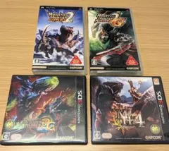 モンスターハンター4作品セット（PSP/3DS）のサムネイル