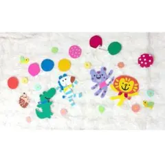 壁面 製作 卒園 入園 誕生 おめでとう 動物 風船 リボン 飾り お花