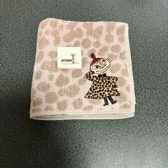 ミイ　ヒョウ柄タオルハンカチ　ピンクのサムネイル