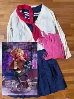 僕のヒーローアカデミア トガヒミコ コスプレ衣装 (マフラー付き)