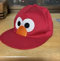ユニバーサルスタジオジャパン エルモ キャップ 赤 セサミストリート 帽子フリー