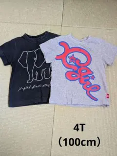 X-girl　first　stage　半袖Tシャツ 2枚セット　4T 100cmのサムネイル