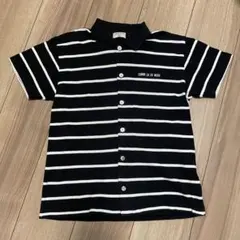 COMME CA DU MODE ポロシャツ 140cm ボーダー　白　黒