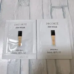 コスメデコルテ ゼンウェア ステイ N22 N26 サンプルセット
