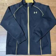 UNDER ARMOUR フルジップジャケット YMD 黒/黄色　キッズ