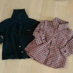 破格値✧*。割引き バーゲン中✧*。コムサイズム シャツ ベビー 保育所 着替え