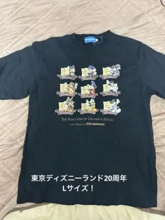 香港ディズニーランド 20周年】 長袖Tシャツ XSサイズ ネイビー 2025