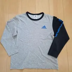 adidas キッズ 長袖カットソー グレー 160cm