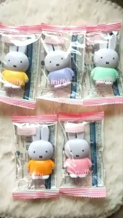 ミッフィー フラットポケッツ　マスコット　 6個セット