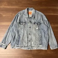 Levi's リーバイス デニムジャケット ダメージ加工 3XL