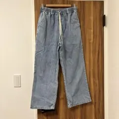 studio CLIP デニムストレートパンツ