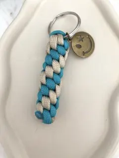 ハンドメイド　パラコード　キーホルダー　キーリング　ジッパータグ