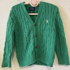 Polo Ralph Lauren グリーンカーディガン