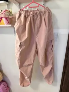 レディース カーゴパンツ ピンク Lサイズ