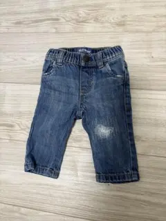 【OLD NAVY】ダメージデニムパンツ ブルー