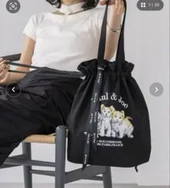 PAUL & JOE ACCESSOIRES 巾着トートバッグのサムネイル