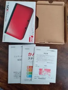 任天堂 ニンテンドー3DSLL　レッドブラック　空箱　②