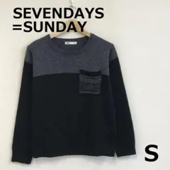 最終　A1209B06【SEVENDAYS=SUNDAY】セーター