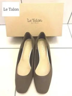 最終値下げ❣️【Le Talon】4cmスクエアハイショクヒールパンプス