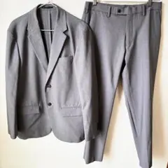 【極美品】ユニクロ 感動ジャケット セットアップ グレーL