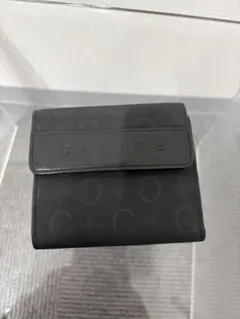GHERARDINI 二つ折り財布 ネイビー系 総柄 イタリア製 ゲラルディーニ