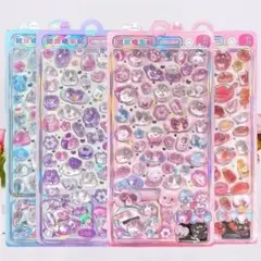 ２枚セット！硬質！ボンボンドロップシール　うるちゅる　3Dシール