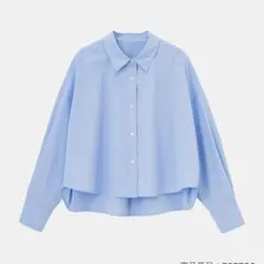 PLST タイプライタークロップドシャツブラウス Sサイズのサムネイル
