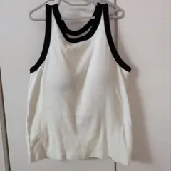 ⭐︎ohana⭐︎さん専用　UNIQLO リブタンクトップ ホワイト Mサイズ
