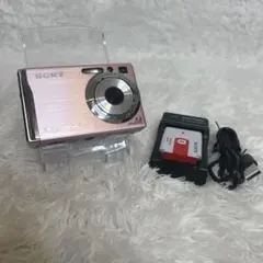 画面焼け無し】SONY Cyber-shot DSC-W80ピンク コンデジ - メルカリ