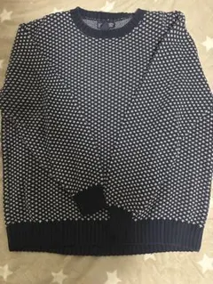 90s LANDSEND COTTON SWEATER ランズエンド　バーズアイのサムネイル