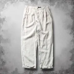 90s Eddie Bauer リネン ストレート パンツ スラックス ワイド 90s Eddie Bauer リネン ストレート パンツ スラックス ワイド - メルカリ
