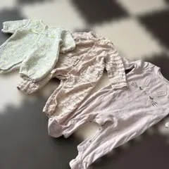 ロンパース・カバーオール 3点セット 60-70cm