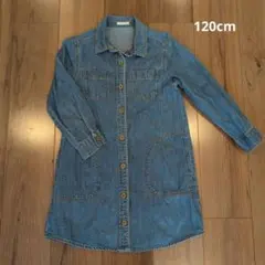デニムワンピース 120cm 長袖 GU