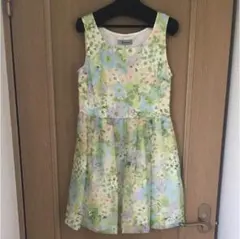 リランドチュール  花柄 シフォン ワンピース  美品  サイズ2 最終値下げ