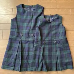 UNIQLO チェック柄 ノースリーブワンピース 100・120