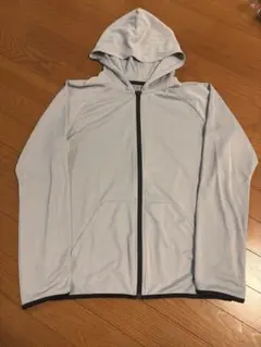 美品 UNIQLO ドライEXフルジップパーカー メンズ M グレー