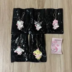 【新品未使用】ガチャガチャ サンリオ　夢みるエンジェルスイング　ピンク　コンプ