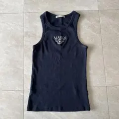 Mardi Mercredi ネイビー タンクトップ