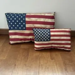 アメリカン国旗カントリー雑貨クッションセットのサムネイル